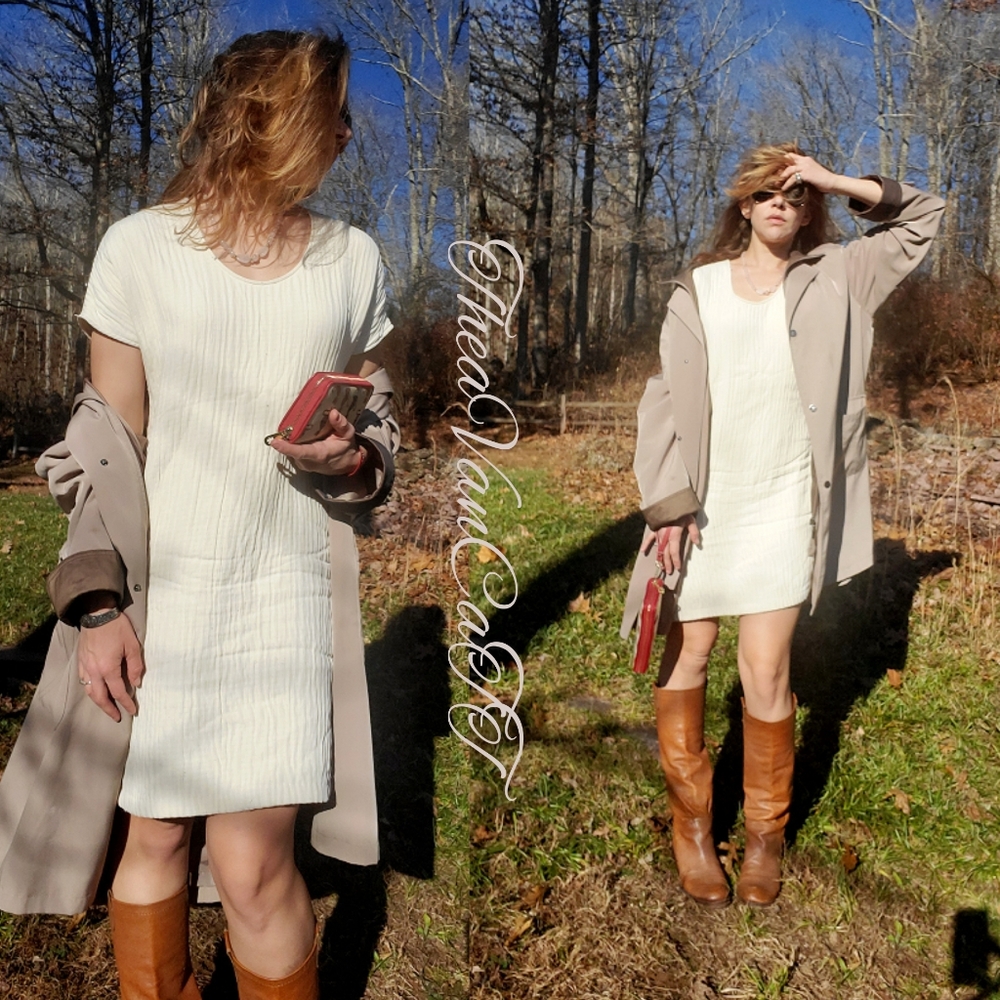 Creatures of comfort - short sleeve shift dress!